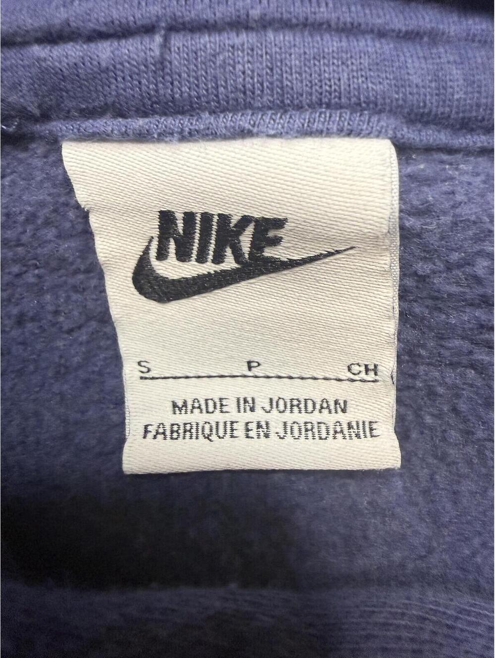 Nike Navy Blue Pullover Hoodie with Logo - Picture 8 of 10